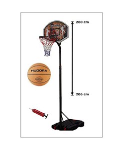 Hudora-71664-Basketballkorb-Set-Chicago-mit-Ball-und-Pumpe-0