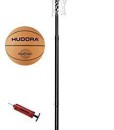 Hudora-Basketballstnder-Pro-XXL-Basketballkorb-71661-bis-260-bis-305-cm-Korbhhe-offizielle-Spielhhe-und-Ball-und-Pumpe-0