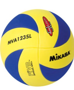 Mikasa-Kinder-Volleyball-MVA-123-SL-blau-gelb-65-67-cm-Umfang-Gr-5-0
