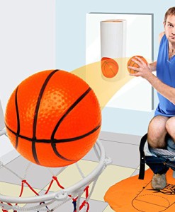 Mini-Toiletten-Basketball-Set-fr-Klo-WC-Basketballkorb-Blle-frs-Badezimmer-0