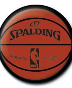 NBA-Spalding-Game-Ball-Basketball-Sport-Button-Anstecknadel-25-cm-0