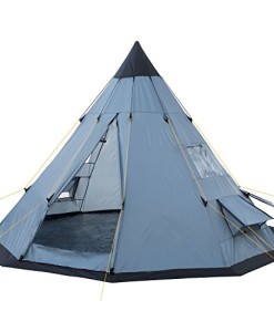 CampFeuer-Tipi-Zelt-Teepee-365-x-365-x-250-cm-grau-Indianerzelt-Camping-Pyramidenzelt-0