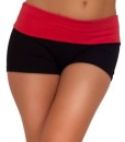 Figurangepasste-Damen-Yoga-Workout-Fitness-Elasthan-Mini-Shorts-0