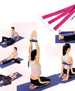 Huayang-D-Ring-Yoga-Pilates-Gurtband-Band-Equipment-Taille-Leg-bung-Fitness-Abbildung-Props-schwarz-0