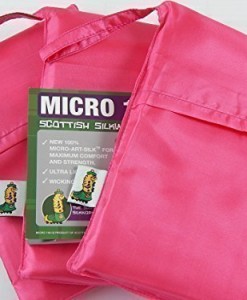 Schlafsack-Httenschlafsack-Inlett-Micro-Silk-Art-Sleeping-Bag-Liner-140g-pink-BRAND-NEW-0