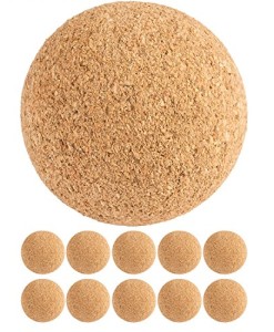 TUNIRO-10-Stck-Kicker-Blle-aus-Kork-leise-und-griffig-Durchmesser-35mm-Tischfussball-Kickerblle-Ball-0