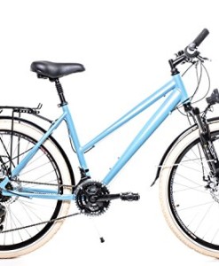 26-Zoll-Alu-Trekking-City-Fahrrad-Damen-Rad-Bike-Shimano-21-Gang-Disc-blau-0