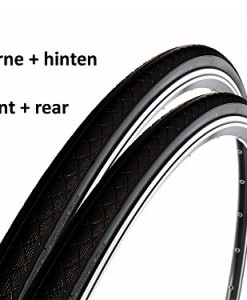 2x-Zaffiro-Fahrrad-Reifen-vorne-und-hinten-700c-Singlespeed-Schwarz-0