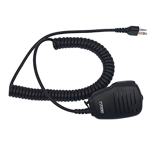 Kopfhörer Mikrofon Kompatibel mit Midland Walkie-Talkie PMR Swivel Boom Mikrofon COODIO Funkgeräte Ohrhörer 2 Pin Über-Ohr Security Headset Noise Cancelling 