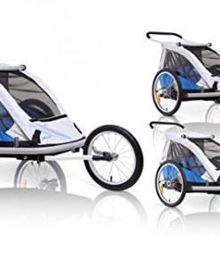 Fahrrad-Kinder-Anhnger-XLC-20-Duo-blau-Zweisitzer-in-blau-oder-limone-Modell-2014-0