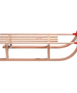 Gloco-Schlitten-Davoser-Rodel-aus-Buchenholz-mit-Lattensitz-natur-lackiert-90-cm-200B090-0