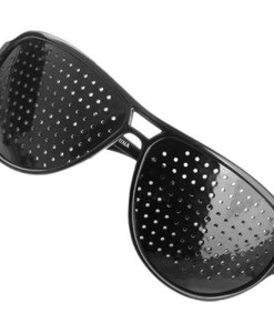 Rasterbrille-Lochbrille-Pinhole-Brille-Nadelhr-schwarz-0