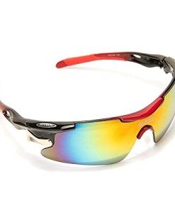 TOMOUNT-Radbrille-5-Wechselglser-Fahrradbrille-Sonnenbrille-Schutzbrille-Sportbrille-UV400-BIKE-Glasses-Grteltasche-0