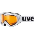 UVEX-S5501180129-Skibrille-F1-white-double-lens-zyl-Goldlite-0