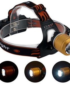 Canwelum-Wiederaufladbare-Cree-LED-Stirnlampe-Superhelle-Laufen-Kopflampe-im-Jahr-2015-Aktualisiert-Ein-Stirnlampe-LED-mit-2-x-18650-Lithium-Ionen-Akku-und-1-x-Euro-Ladegert-0