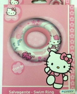 Hello-Kitty-50cm-Aufblasbar-Schwimm-Ring-0