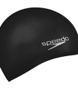 Speedo-Badekappe-Plain-Moulded-Silicone-Cap-One-size-Black-0