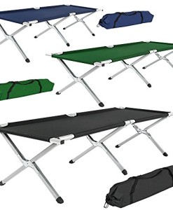 TecTake-XL-Alu-Feldbett-Campingbett-belastbar-bis-150-kg-mit-Transporttasche-diverse-Farben-und-Mengen-0