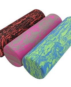Faszien-Rolle-Goyal-Foamroller-Massagerolle-45-x-15-cm-zur-effektiven-Selbstmassage-in-schwarz-pink-und-grn-erhltlich-0