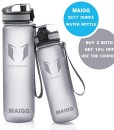 MAIGG-Best-Sports-Wasser-Flasche-500ml-1000ml-Eco-Friendly-BPA-freiem-Kunststoff-fr-das-Laufen-Fitness-Yoga-Im-Freien-und-Camping-Schnelle-Wasserdurchfluss-Flip-Top-ffnet-sich-mit-1-Click-Wiederverwen-0