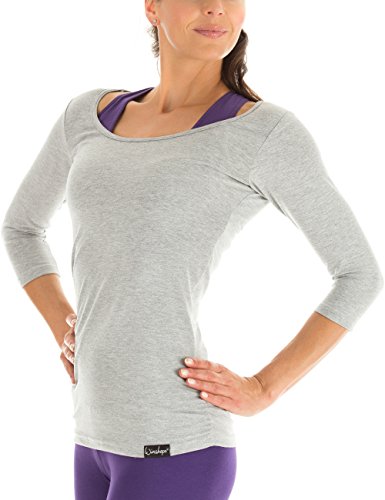 Winshape Damen Fitness Yoga Pilates 3/4-Arm Shirt WS4