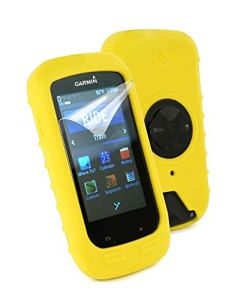 Tuff-Luv-Silikon-Schutzhlle-Tasche-fr-Garmin-Edge-1000-Displayschutz-Farbe-Gelb-0