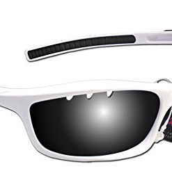 RayZor-Professional-leichte-UV400-White-Sports-Wrap-Ski-Snowboard-Sonnenbrille-mit-einem-belfteten-Smoked-gespiegeltem-blendfreiem-Objektiv-0