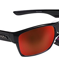 RayZor-Professional-leichte-UV400-schwarz-Sports-Wrap-Ski-Snowboard-Sonnenbrille-mit-einem-roten-Iridium-verspiegelt-Blendfreie-Objektiv-0
