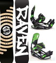 Snowboard-Set-Snowboard-Raven-Relict-Bindung-Raven-s220-Green-0