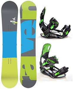 Snowboard-Set-Snowboard-Raven-Solid-Carbon-Bindung-Raven-s220-Green-L-0