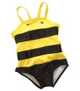 Baby-Kind-Mdchen-Badeanzug-Bienen-Schwimmanzug-mit-Badekappe-Badenmode-Einteiler-one-piece-0