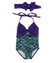 Homyl-Kinder-Mdchen-Schwimmanzug-Meerjungfrau-Kostm-Bowknot-Badenmode-Badeanzug-Einteiler-one-piece-Swimsuit-mit-Haarband-0