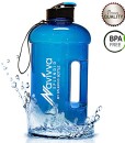 NAVIVVA-SPLENDID-Water-Jug-Tritan-WaterFlasche-2L-Groe-Water-Bottle-22L-TrinkFlasche-WaterKanister-SportFlasche-BPA-Frei-und-Splmaschinenfest-100-Auslaufsicher-Transparent-perfekt-fr-Crossfit-Bodybuil-0
