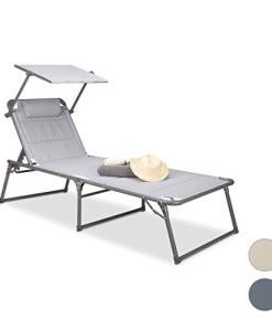 Relaxdays-Gartenliege-klappbar-Sonnenliege-Dach-Deckchair-Sonnenschutz-HBT-37-x-70-x-200-cm-verschiedene-Farben-0
