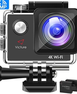 Victure-Action-Cam-4K-Wifi-Kamera-Unterwasser-Kamera-16MP-Ultra-HD-Sport-Camera-Helmkamera-Wasserdicht-fr-Motorrad-Fahrrad-Reiten-mit-2-Verbesserten-Batterien-und-Kostenlose-Zubehr-Kits-0