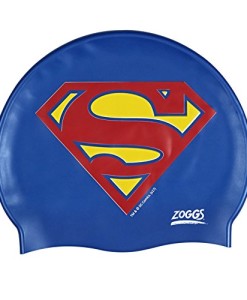 Zoggs-Kinder-Superman-Silicone-Cap-Badekappe-0