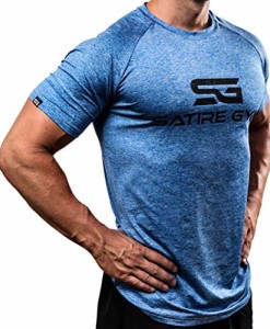 Satire-Gym-Fitness-T-Shirt-Herren-Funktionelle-Sport-Bekleidung-Geeignet-Fr-Workout-Training-Slim-Fit-0