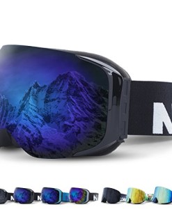 NAKED-Optics-Skibrille-Snowboard-Brille-fr-Damen-und-Herren-Verspiegelt-mit-Magnet-Wechselsystem--Ski-Goggles-for-Men-and-Women-0