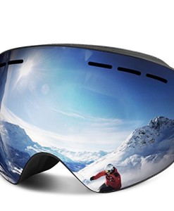 Skibrille-Outdoor-Sport-Snowboard-Schutzbrillen-mit-Anti-Nebel-UV-Schutz-Austauschbare-sphrische-rahmenlose-Linse-winddicht-Ski-Schutzbrillen-fr-Motorrad-Fahrrad-Skifahren-Skaten-Silber-0