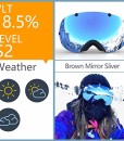ZIONOR-XA-Skibrille-Snowboard-Brille-Schneebrille-fr-Mnner-Frauen-Herren-Damen-Anti-Nebel-UV-Schutz-KugelFrmige-Dual-Objektiv-Design-0-0
