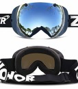 ZIONOR-XA-Skibrille-Snowboard-Brille-Schneebrille-fr-Mnner-Frauen-Herren-Damen-Anti-Nebel-UV-Schutz-KugelFrmige-Dual-Objektiv-Design-0-2
