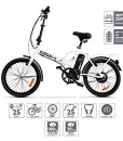 Nilox-E-Bike-X1-New-Elektrisches-Fahrrad-Faltend-Weis-One-size-0