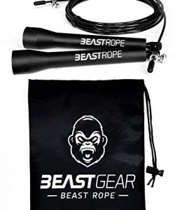 Springseil-von-Beast-Gear--Speed-Rope-Fr-Fitness-Ausdauer-Abnehmen-Ideal-fr-Boxen-MMA-Crossfit-HIIT-Intervalltraining-Double-Unders-0