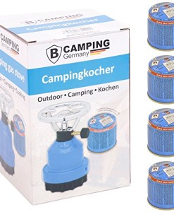 Campingkocher-E190-Gaskocher-Metall-mit-4X-Gas-0