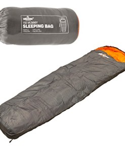 Milestone-Camping-Mumienschlafsack-Dark-Grey-Orange-0
