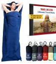 NirvanaShape-Reiseschlafsack-Ultraleicht-Inlay-Httenschlafsack-leicht-klein-Schlafsack-Inlett-aus-Mikrofaser-ideal-als-Innenschlafsack-oder-dnner-Sommerschlafsack-fr-Erwachsene-Kinder-0