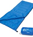 Premium-Deckenschlafsack-leicht-Schlafsack-mit-Reiverschluss-Indoor-und-Outdoor-Camping-Schlafsack-fr-Erwachsene-und-Kinder-Leichter-Sommer-Blau-0