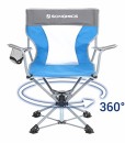SONGMICS-Campingstuhl-klappbarer-Outdoor-Stuhl-drehbarer-Regiestuhl-mit-atmungsaktiver-Rckenlehne-und-Flaschenhalter-hoch-belastbar-max-Belastbarkeit-150-kg-0