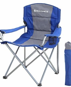 SONGMICS-XL-Campingstuhl-klappbar-mit-gepolstertem-Sitz-gro-und-komfortabel-Klappstuhl-mit-robustem-Gestell-bis-150-kg-belastbar-Outdoor-Stuhl-0