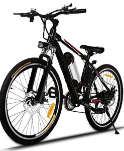 YUEBO-Elektrofahrrad-mit-26-Zoll-Mountainbike-25-35kmh-Pedelec-E-Bike-Lithium-Akku-mit-21-Gang-Getriebe-Schwarz-0